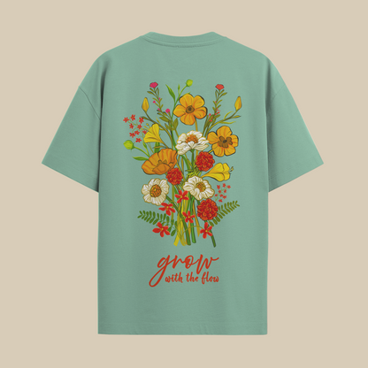 Grow with the flow - seafoam green